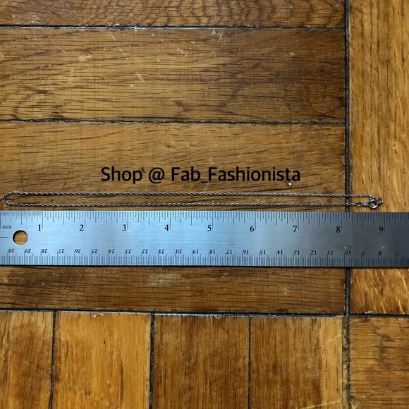 Sterling silver necklace chains 5 total - Picture 6 of 17